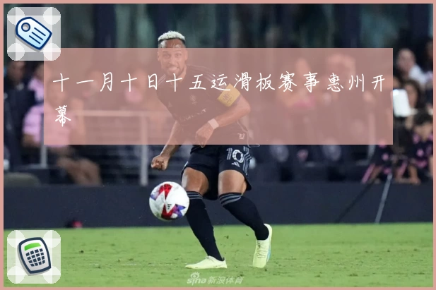 十一月十日十五运滑板赛事惠州开幕