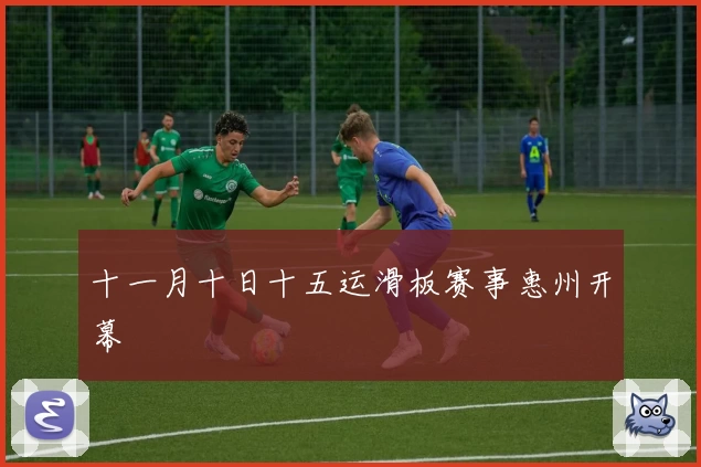 十一月十日十五运滑板赛事惠州开幕